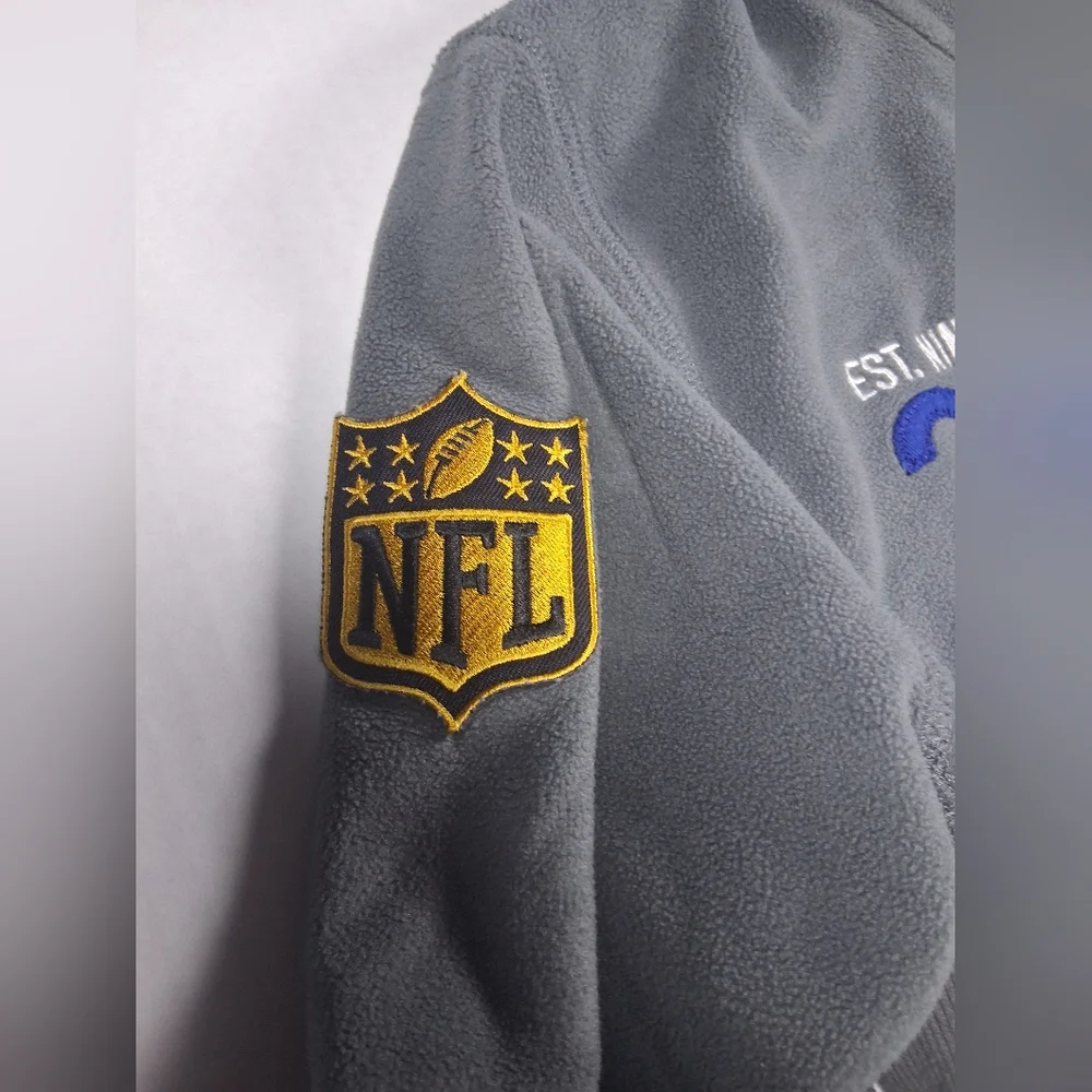 NFL Team Apparel Giants Fleece Sweater Size Small - Picture 4 of 12